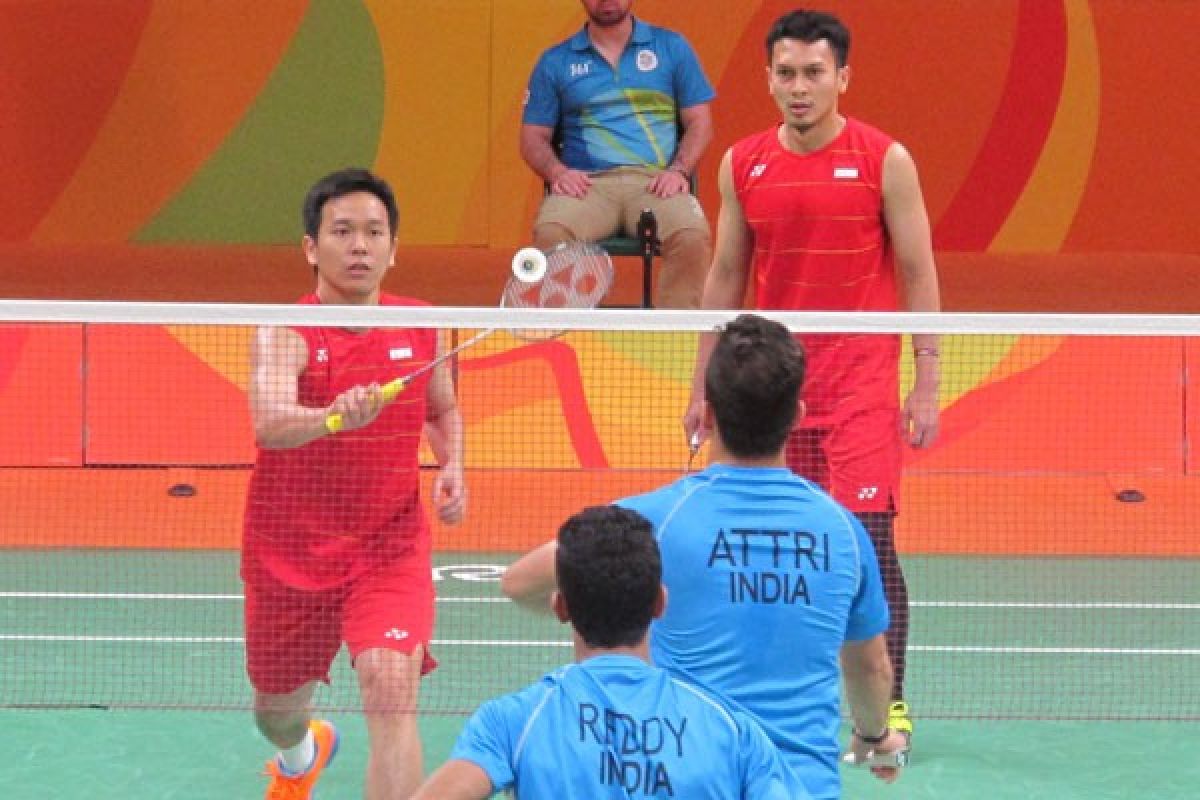 Hendra/Ahsan raih kemenangan perdana pasca "rujuk"