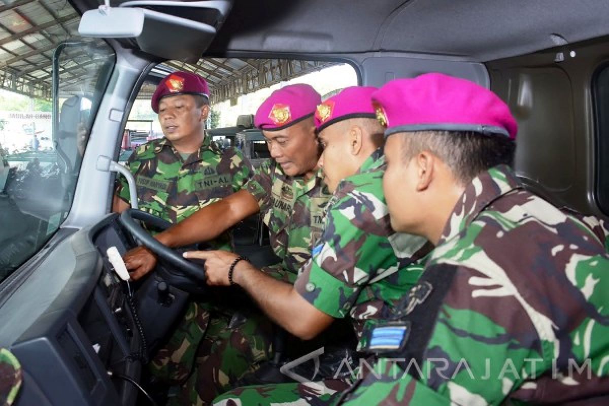 Brigif-1 Marinir Gedangan Gelar Latihan Dinas Mengemudi