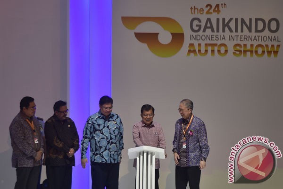 Wapres buka pameran internasional Gaikindo 2016