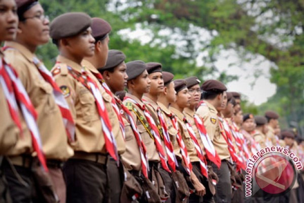 Perkemahan Nasional Pramuka Putri di Pantai Manggar