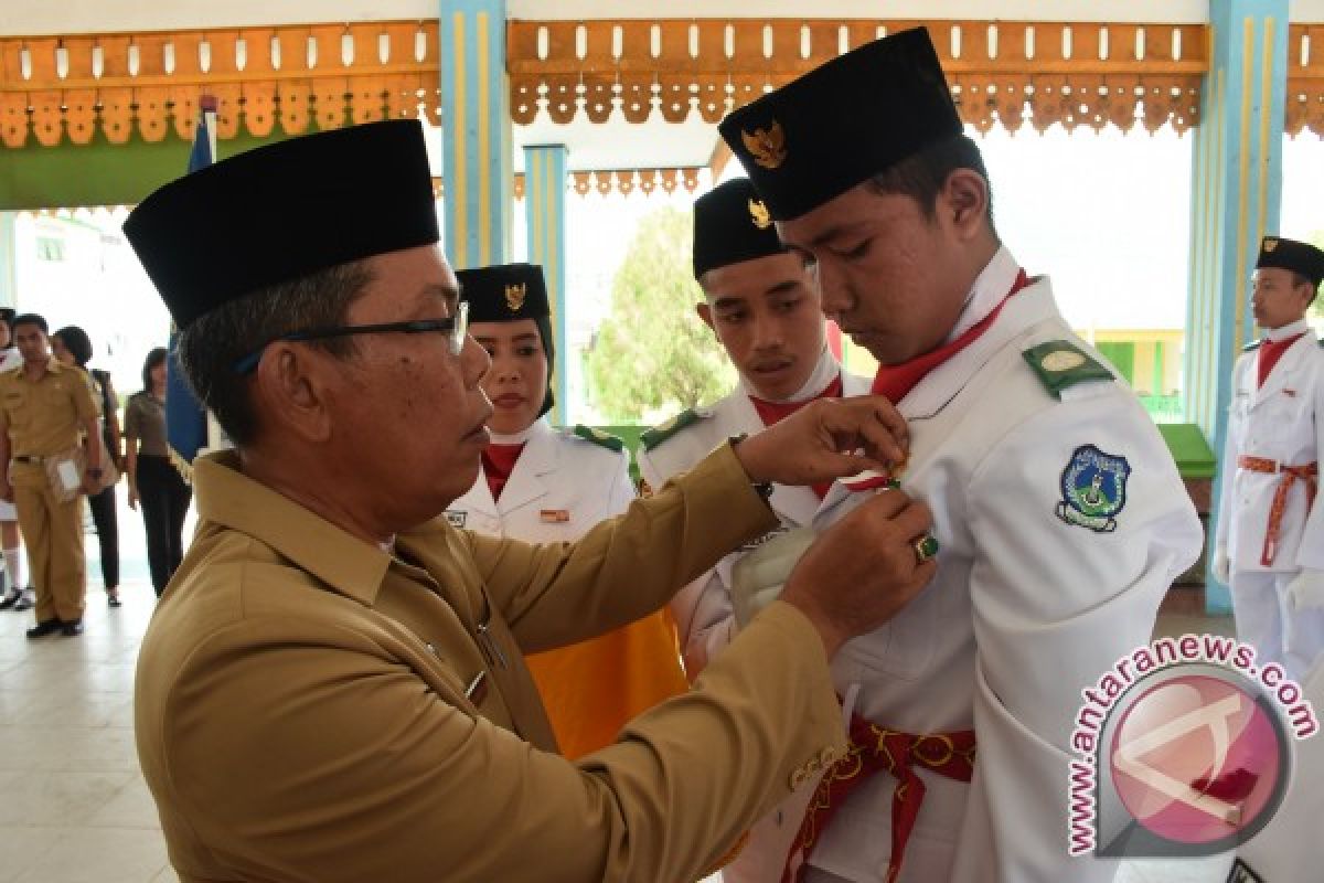 Paskibraka Tebing Tinggi Dikukuhkan