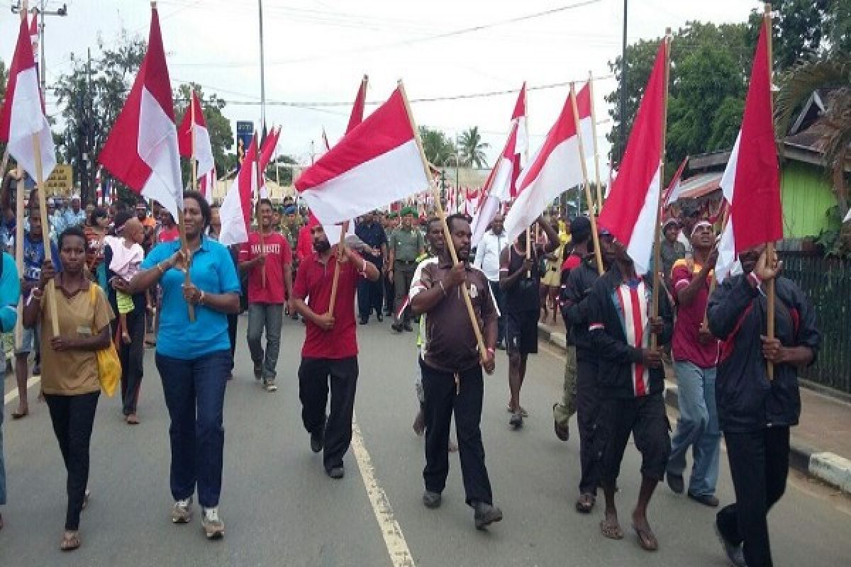 Seratusan warga Merauke ikrar setia pada NKRI