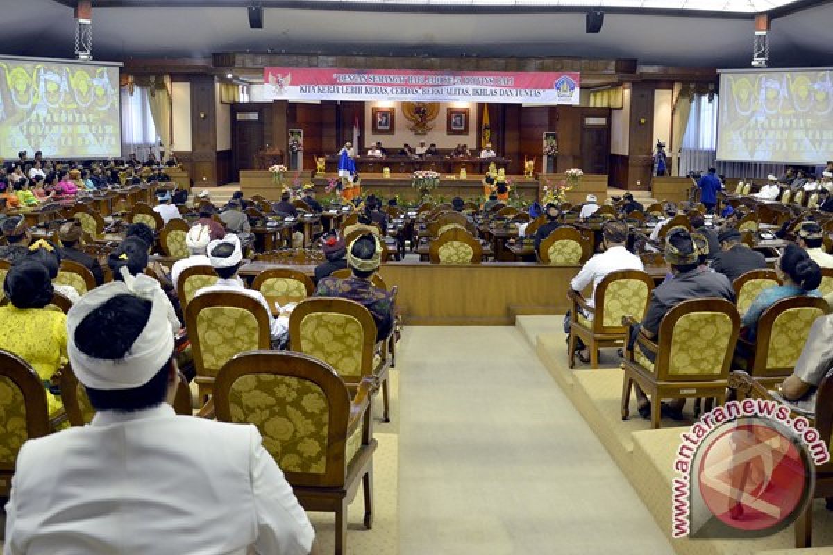 Sidang DPRD agendakan penyampaian visi-misi Gubernur Bali