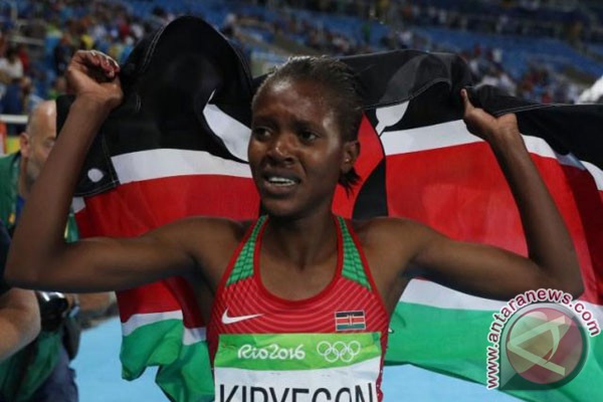 OLIMPIADE 2016 - Faith Kipyegon sabet emas lari 1.500 meter