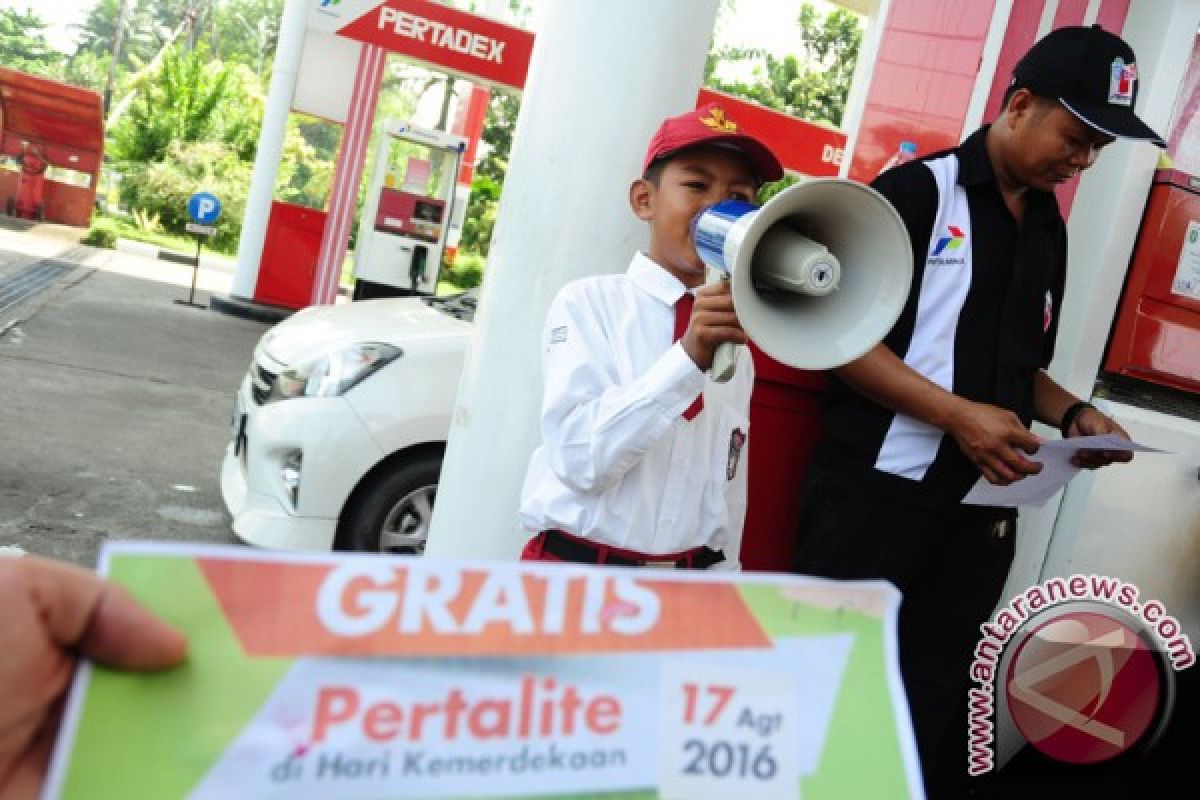 Pertamina promo Pertalite gratis rayakan kemerdekaan RI