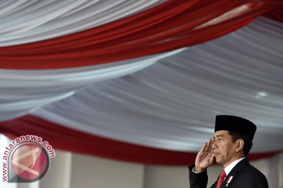 President Jokowi leads Independence Day ceremony at Merdeka Palace