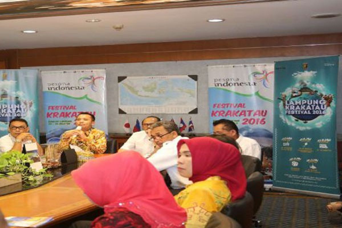 Gubernur Lampung Ekspose Festival Krakatau di Kemenpar