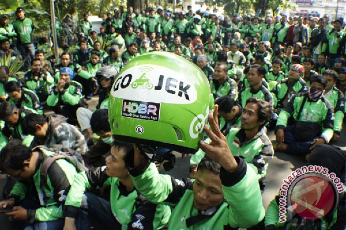 Kala ojek online sepi penumpang hingga "seret" bonus