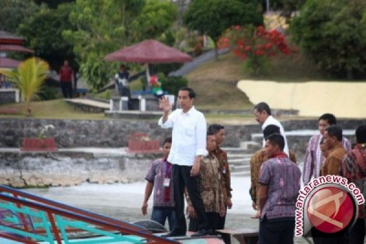 Presiden Jokowi tinjau rencana kawasan wisata Humbang Hasudutan