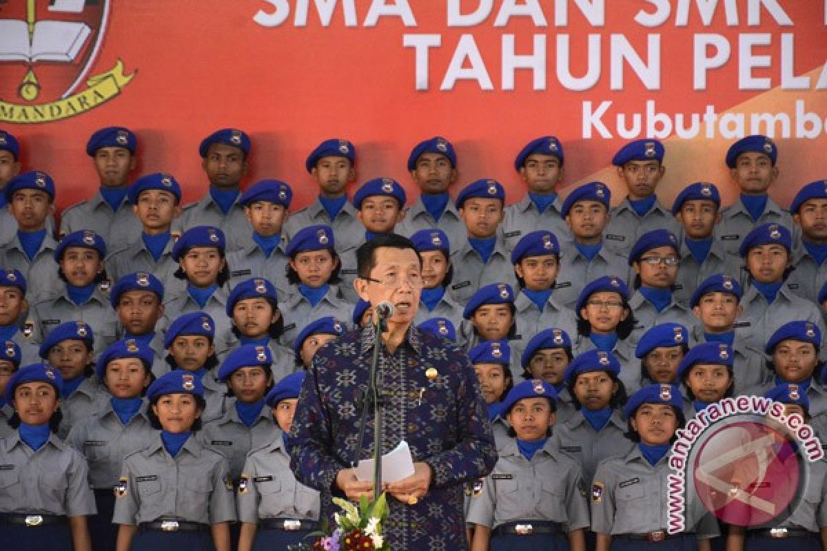 Pastika ingatkan lulusan SMAN- Bara-SMKandara tak cengeng