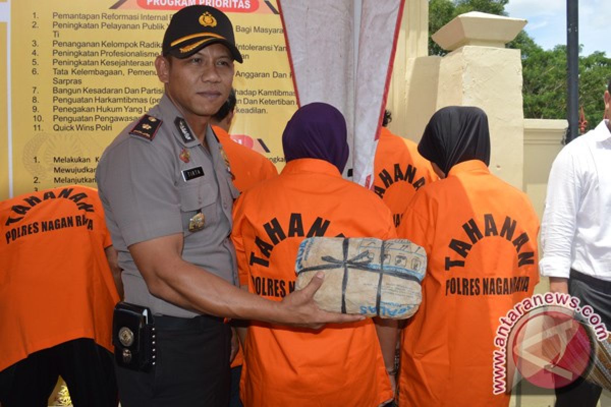 Polisi Nagan Raya ungkap 36 kasus narkoba