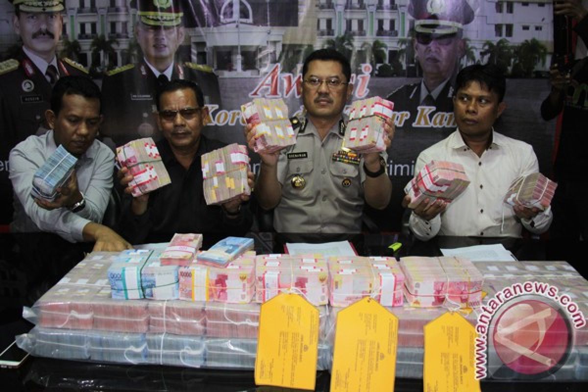 Polisi amankan barang bukti korupsi Rp4,187 miliar