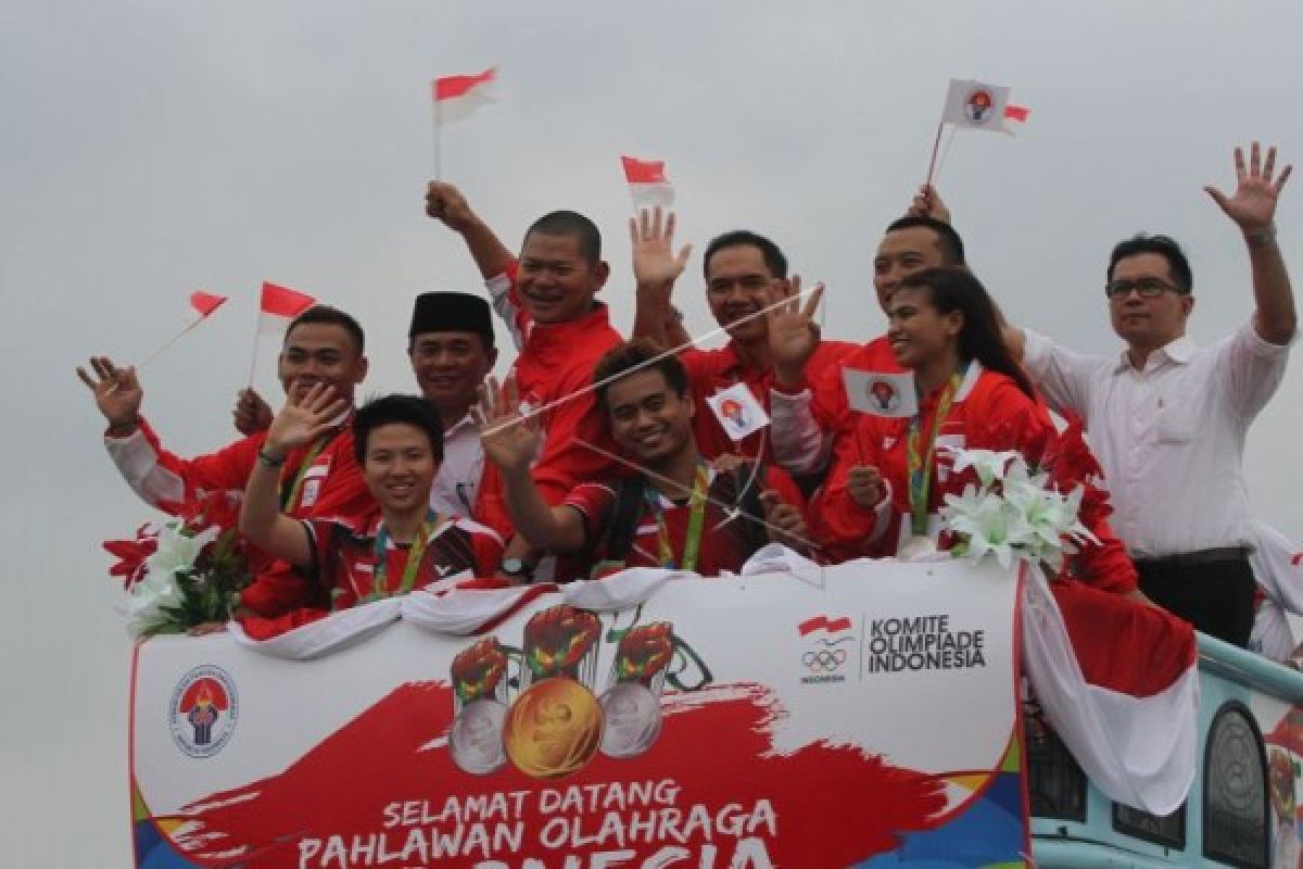 Presiden berterima kasih kepada atlet olimpiade Indonesia