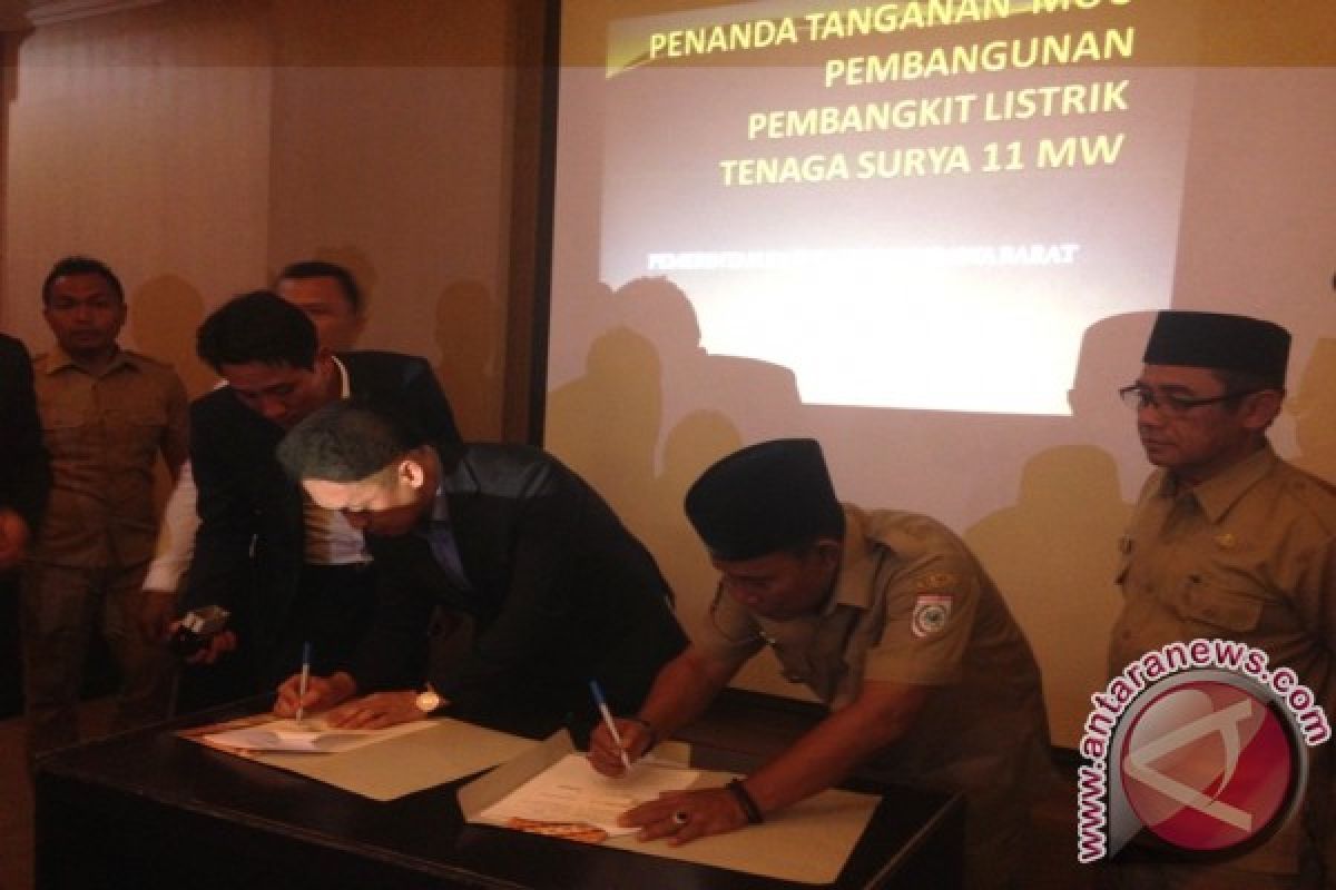 Sumbawa Barat-Corby Tandatangani MoU Pembangunan PLTU