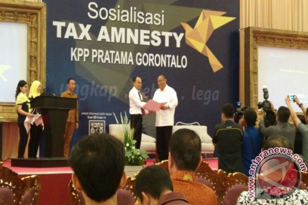 Gubernur Gorontalo Sosialisasikan Amnesti Pajak Ke Pengusaha 