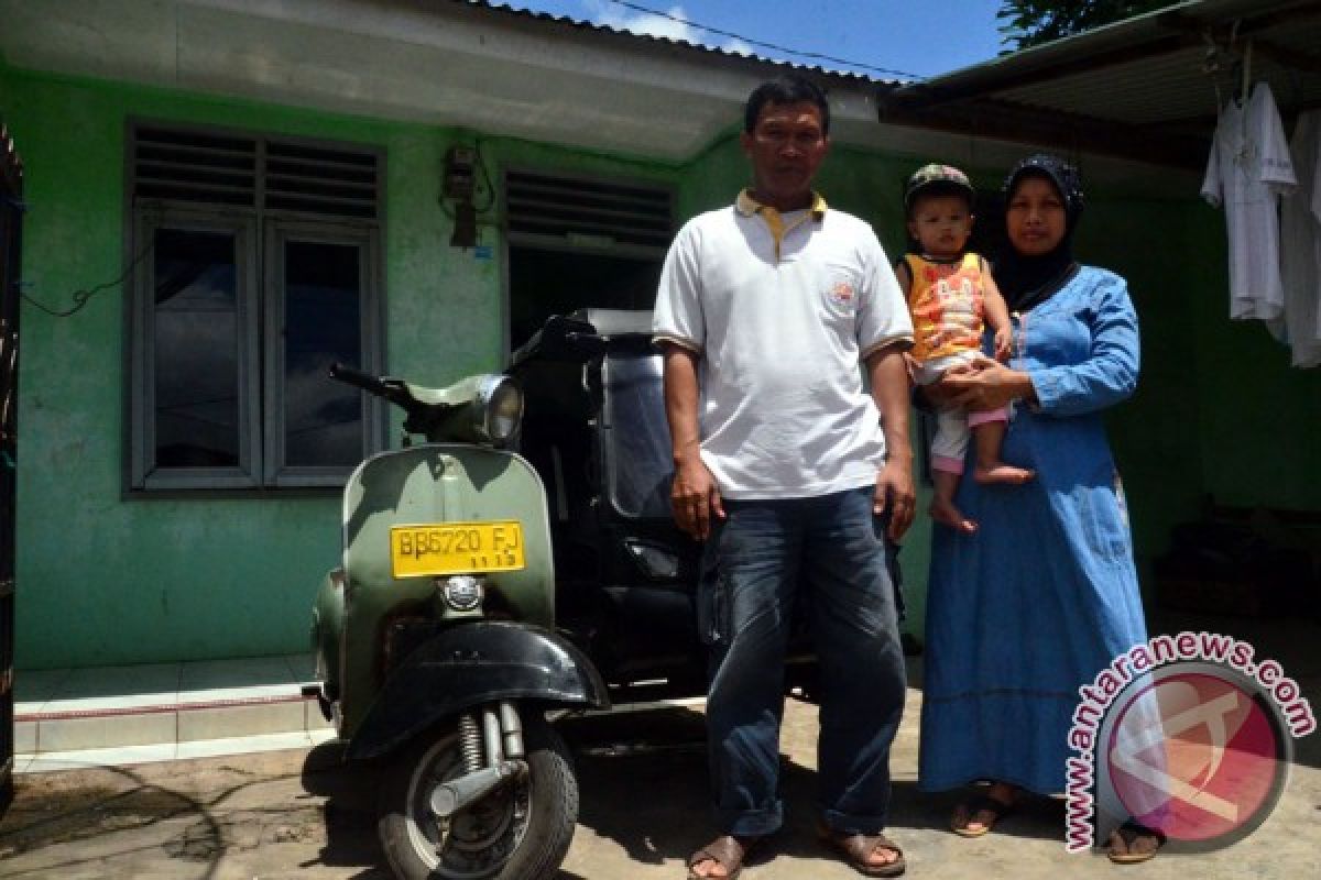 Anak Penarik Becak Kota Padangsidimpuan Lulus IPDN