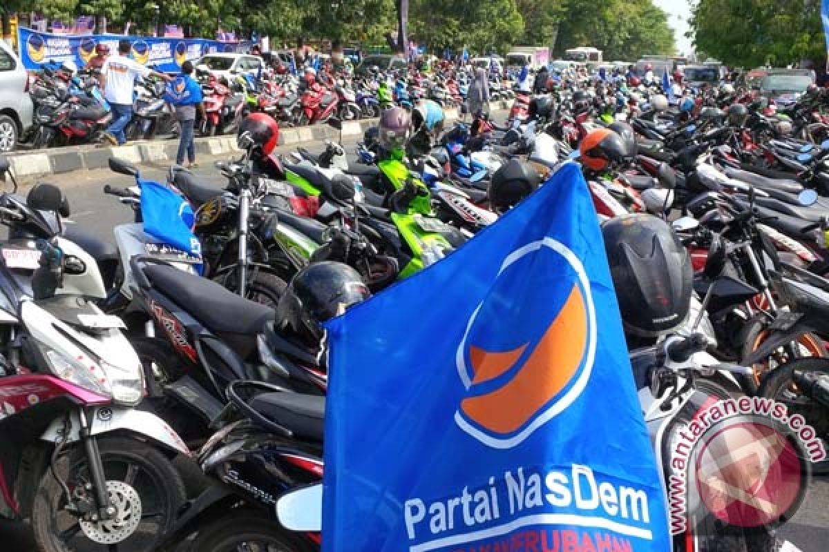 Pelantikan Nasdem Sulsel dikeluhkan pengguna jalan 