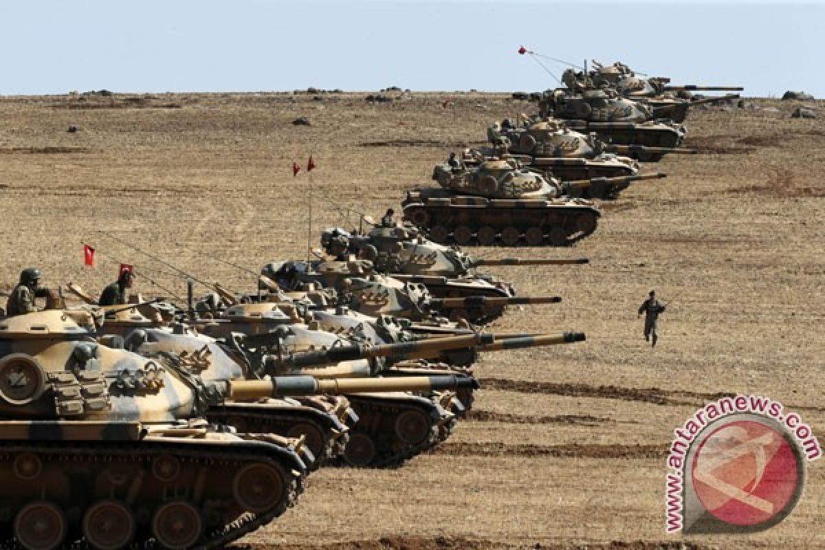 Kendaraan Tempur Turki Terus Masuki Suriah Untuk Usir ISIS DNA Kurdi