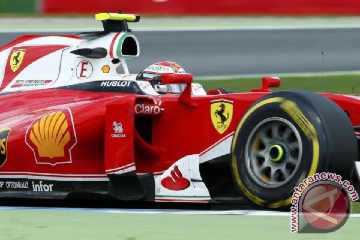 Kimi Raikkonen di puncak latihan terakhir Formula 1 GP Catalunya