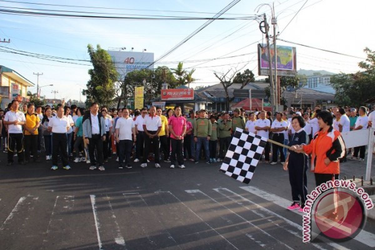 "Car Free Day" Pemkot Tomohon-Jemaat GMIM Paslaten