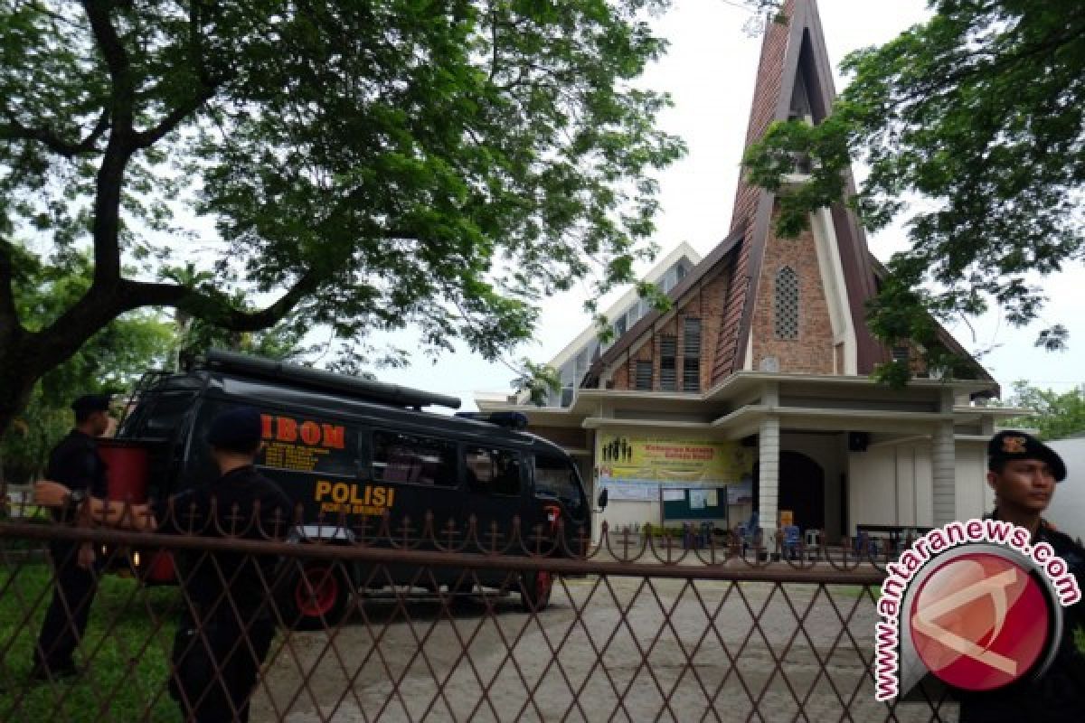 TNI Amankan Gereja di Sampit Antisipasi Teror