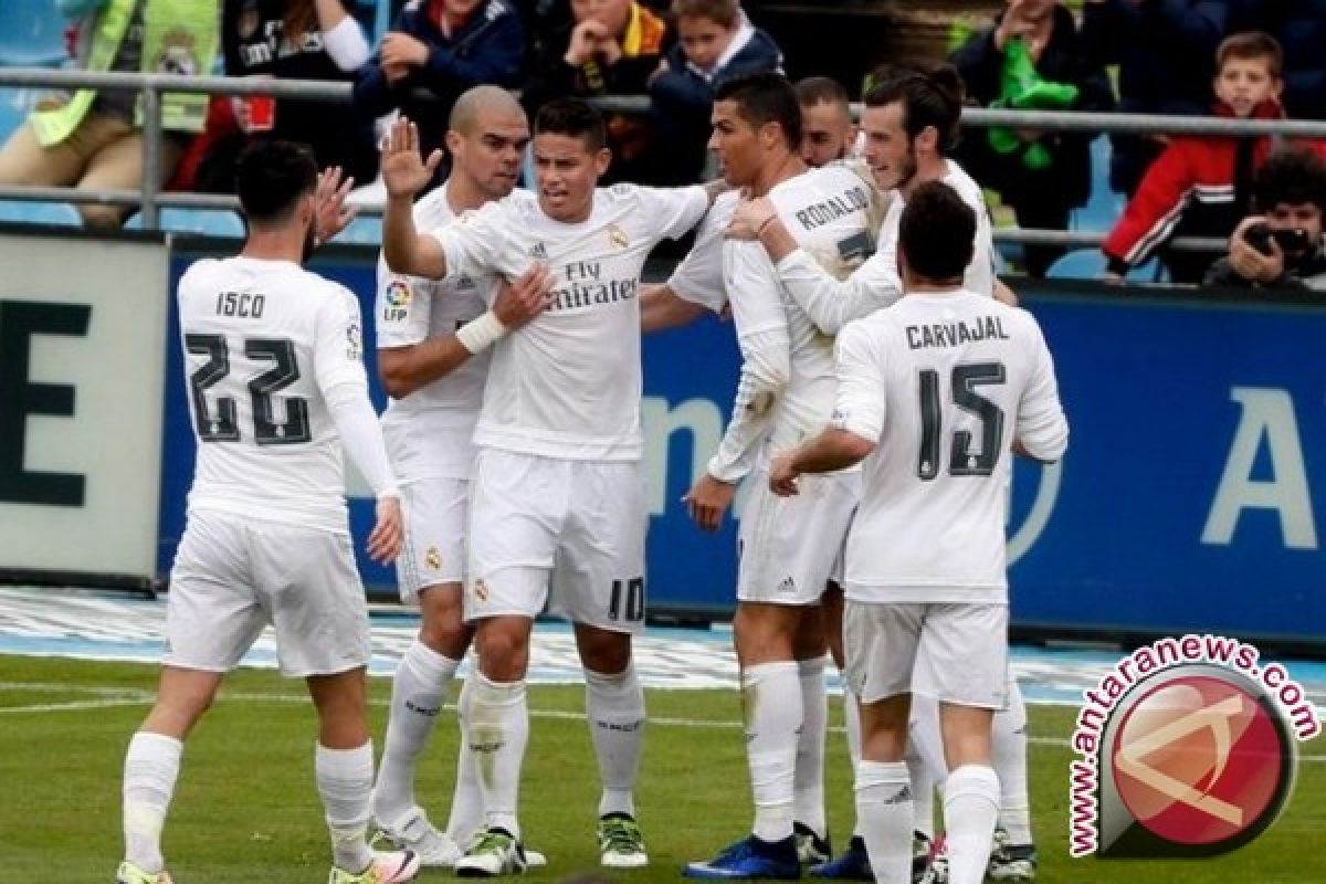 Real Madrid tundukkan Gijon 3-2 tanpa Ronaldo dan Bale