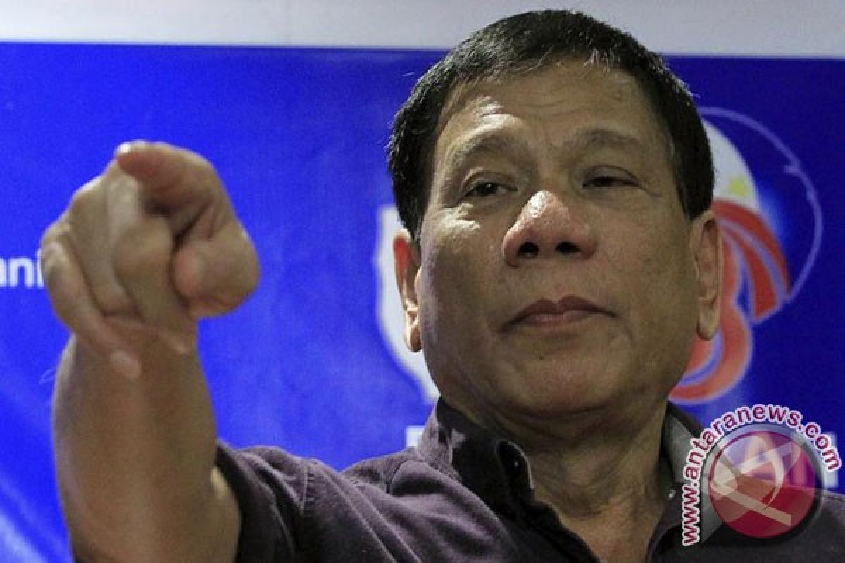 Duterte bersumpah tak akan ke Amerika Serikat