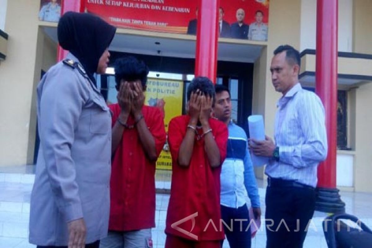 Polrestabes Surabaya Bekuk Dua DPO Curanmor