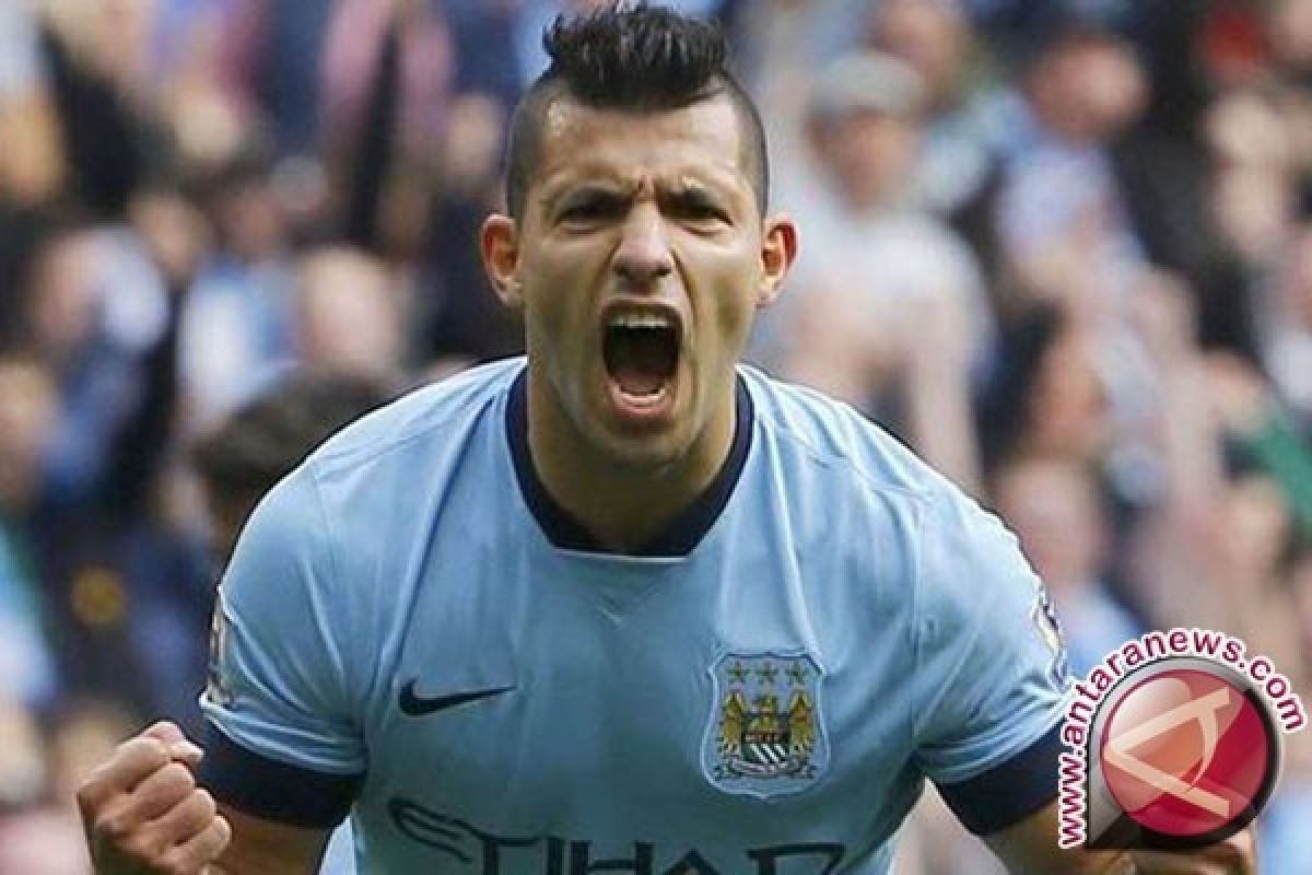 Sikut Reid, Sergio Aguero Dihukum Tiga Pertandingan 