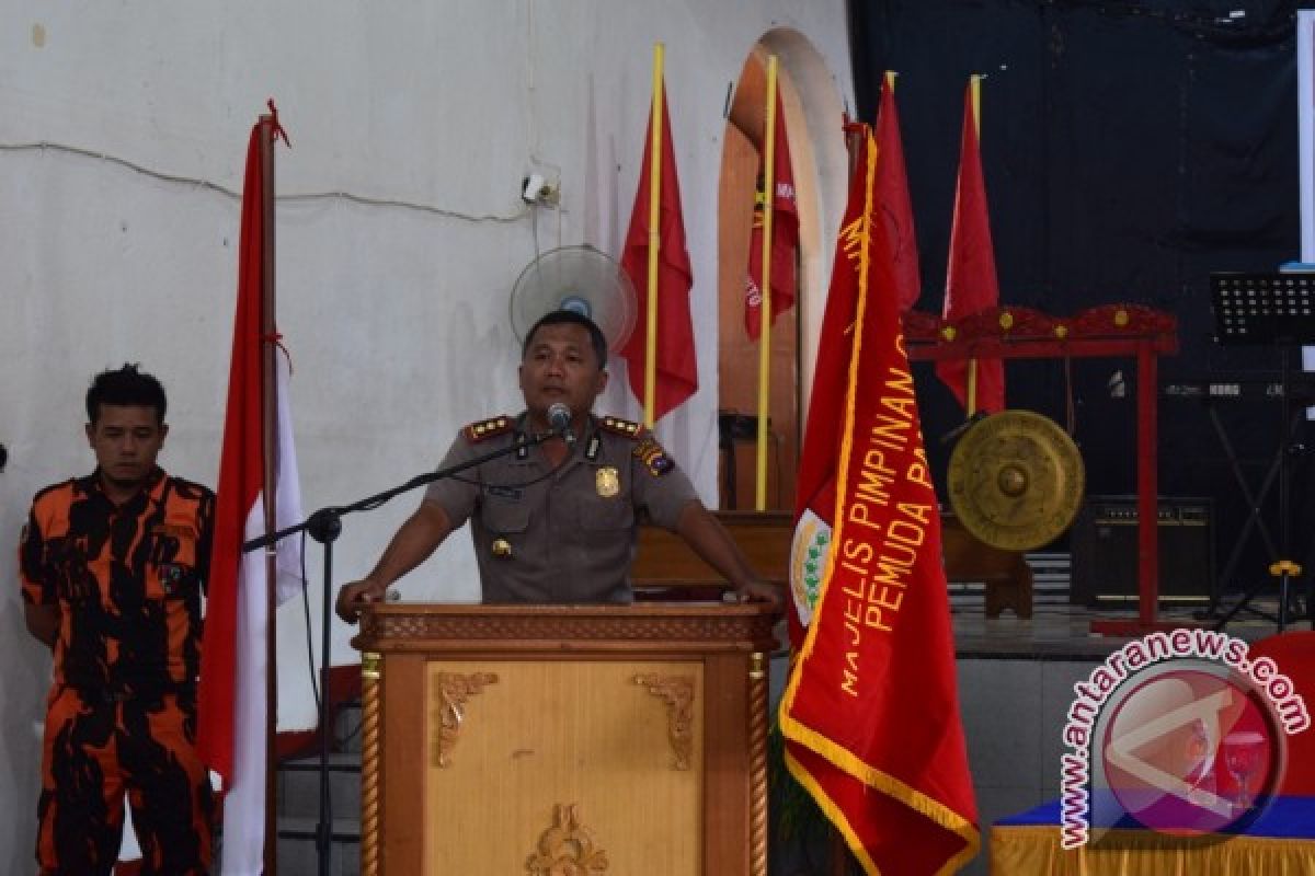 Kapolres Sawahlunto: Ormas Pemuda Jadilah Komponen Pembangunan