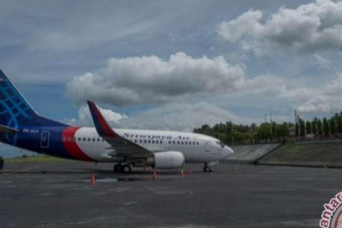 Semburan Abu Vulkanik Gunung Gamalama Ganggu Aktifitas Penerbangan Bandara Ternate