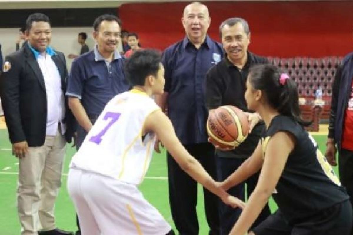 Kompetisi Basket Se-Sumatera Di Siak Resmi Digelar
