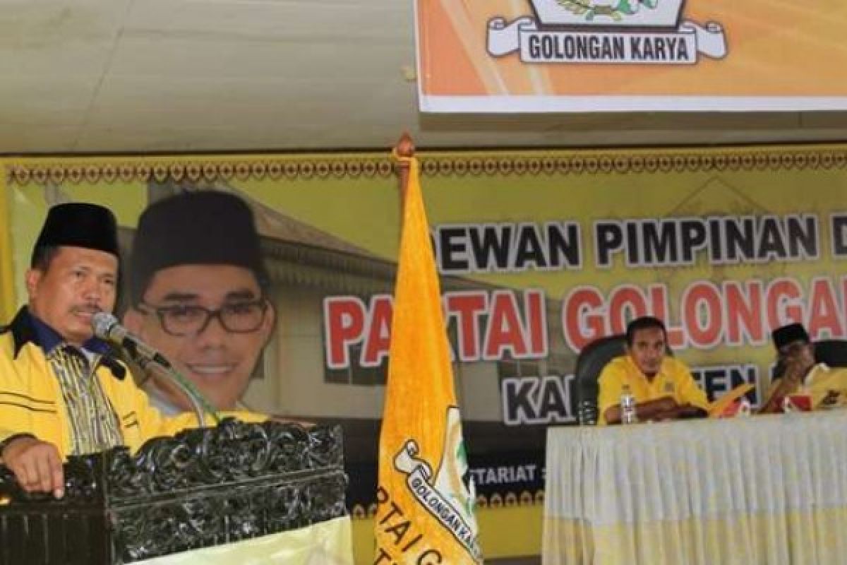 Masnur Bertelad Rebut Kembali Kejayaan Golkar Kampar