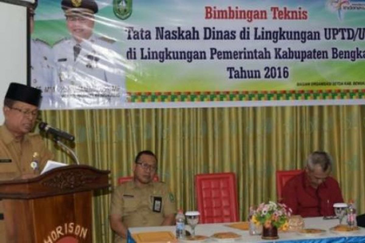 Tingkatkan Profesionalisme ASN, Pemkab Bengkalis Gelar Bimtek Tata Naskah Dinas