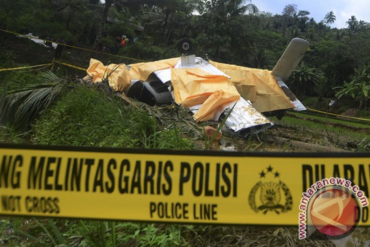 Pesawat Polri jatuh di Kepri