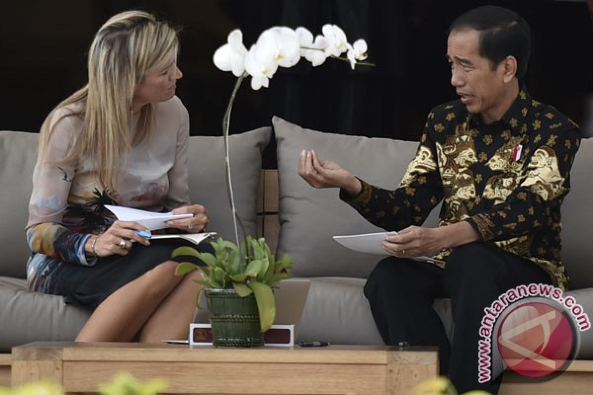Presiden Jokowi dan Ratu Maxima bahas inklusi keuangan
