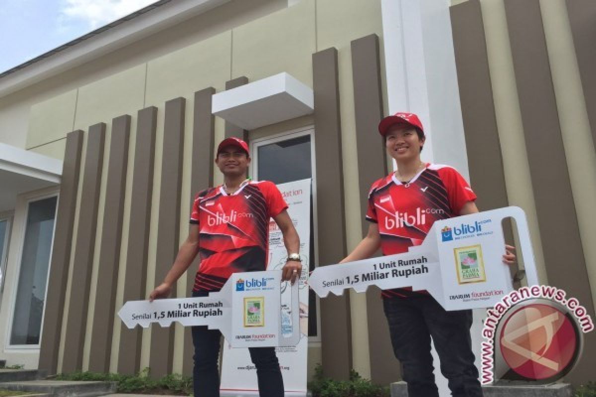 Tontowi/Liliyana Terima Bonus Rumah Seharga Rp1,5 miliar