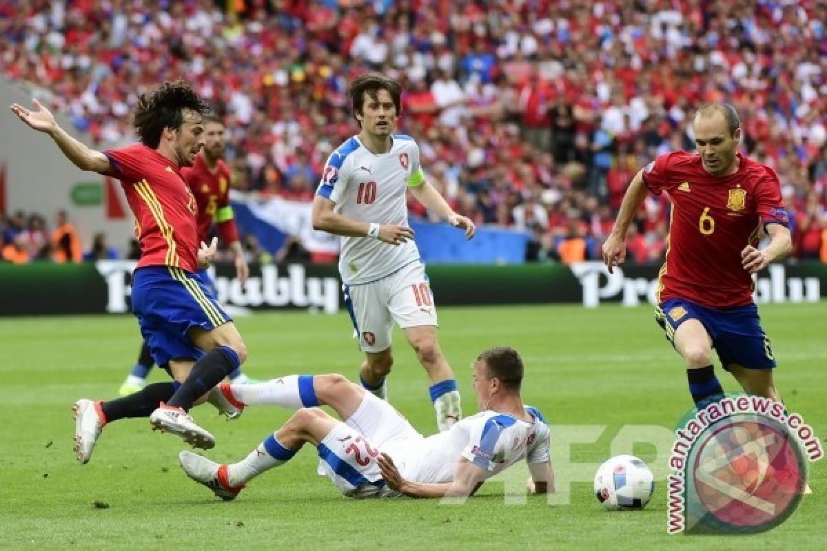 David Silva bawa Spanyol tundukkan Belgia 2-0