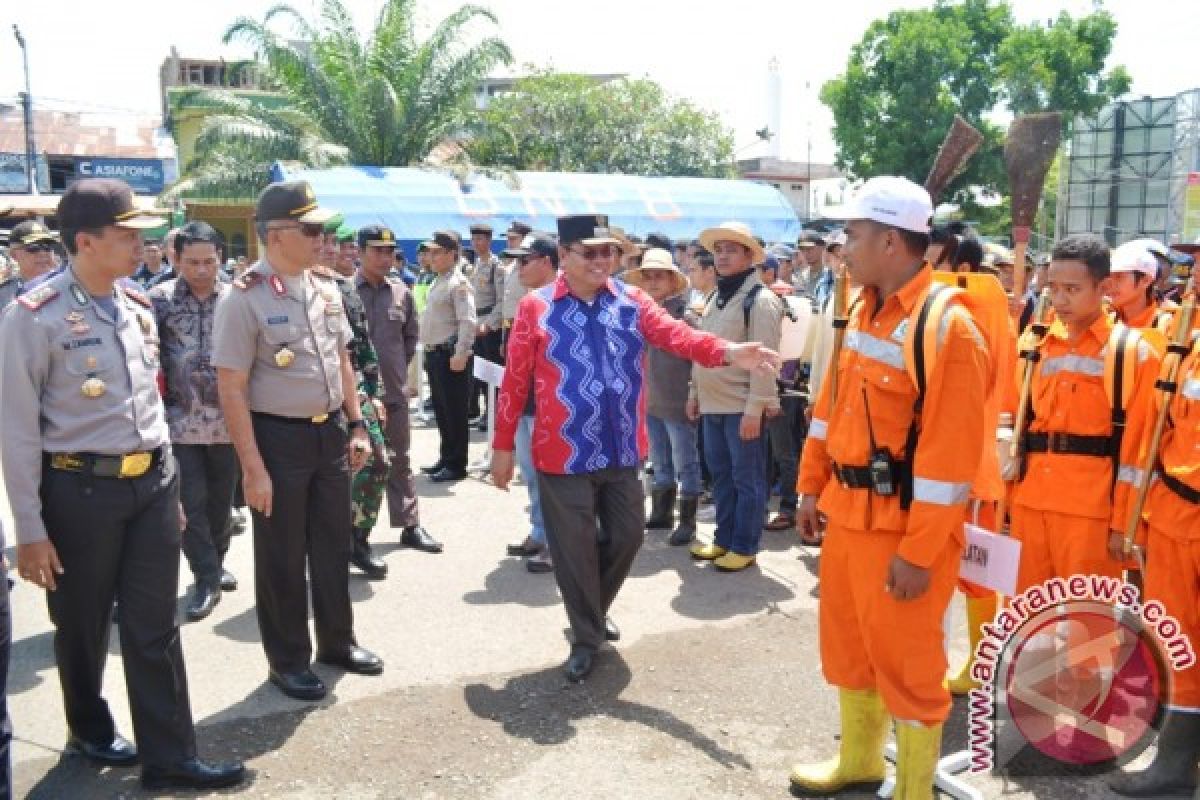 Kapolda Pantau Kesiapan Penanggulangan Karhutla