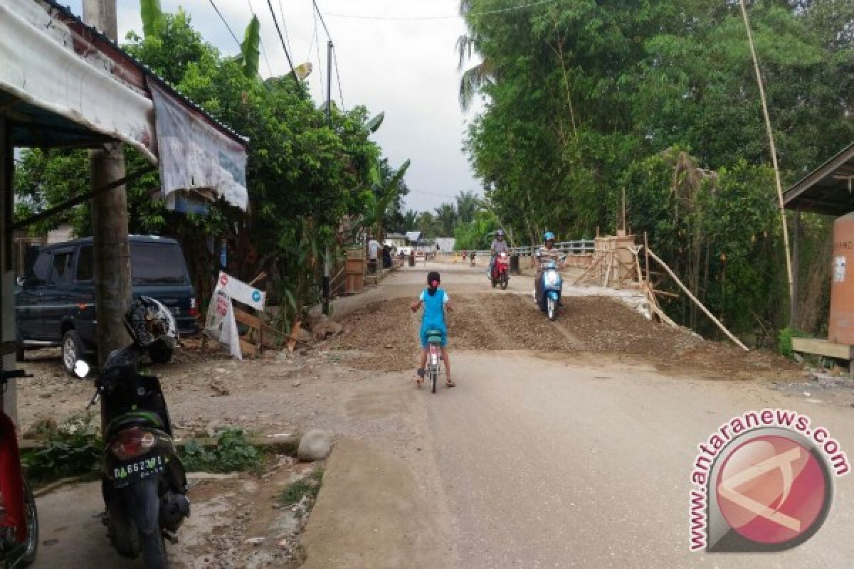 Jembatan Desa Kupang Sudah Bisa Dilewati Kendaraan