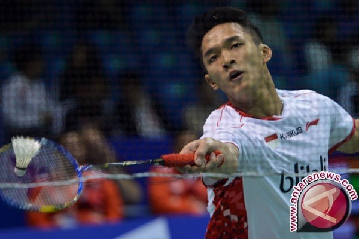 Langkah Jonatan terpaksa terhenti di tangan Chen Long