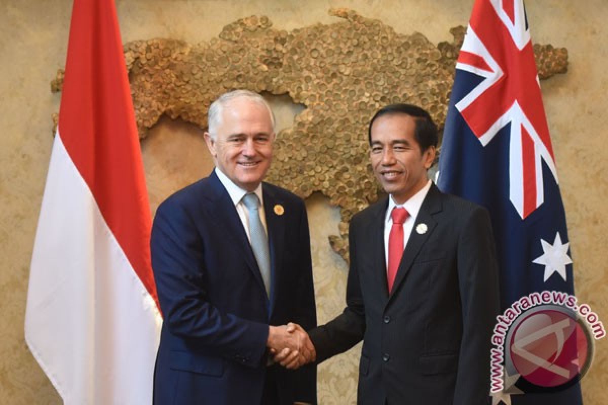 Presiden Jokowi-PM Turnbull bicara soal Rakhine hingga Marawi