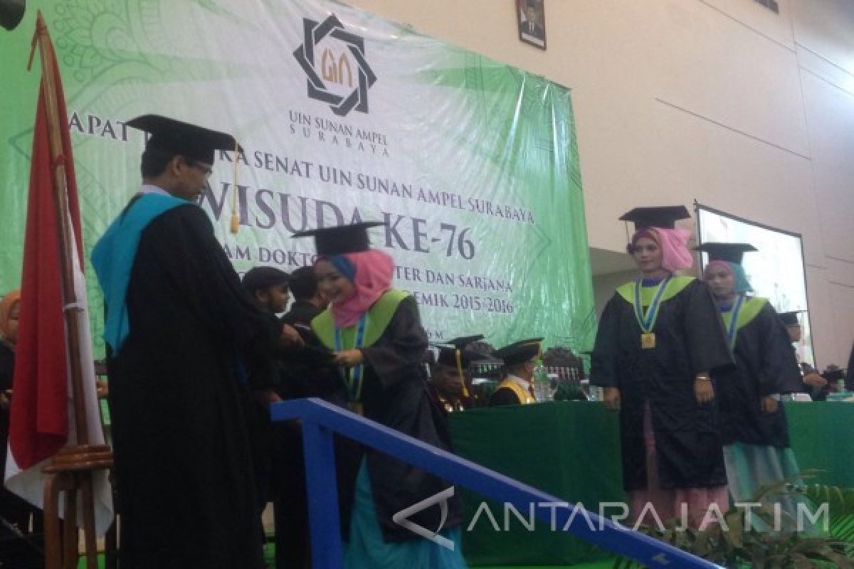 UINSA Surabaya Kukuhkan 1.410 Wisudawan