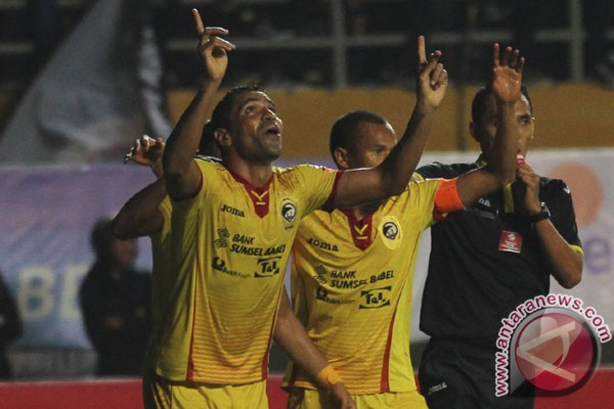 "Hattrick" Beto bawa kemenangan Sriwijaya FC