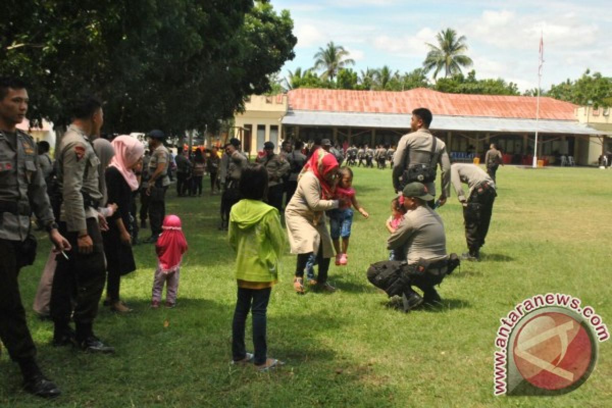 100 Personil Brimob Polda Gorontalo Tiba Dari Papua 