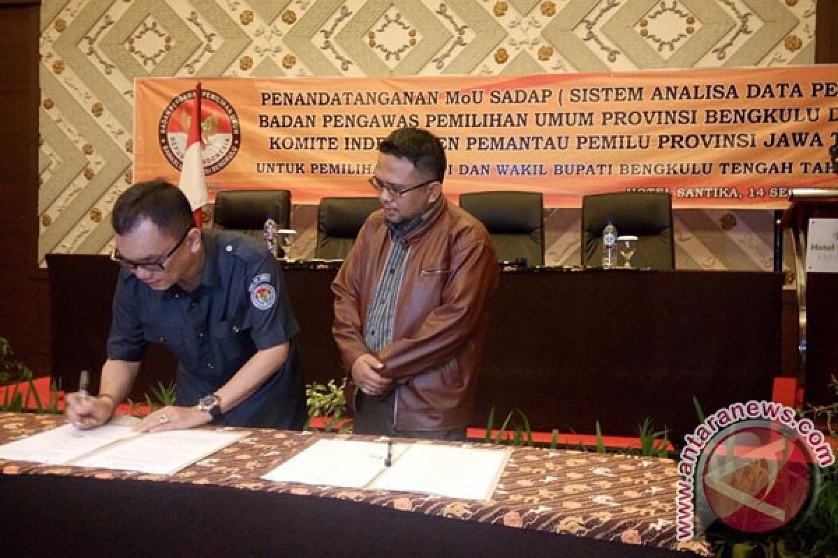 Bawaslu gunakan 'Sadap' untuk Pilkada Bengkulu Tengah