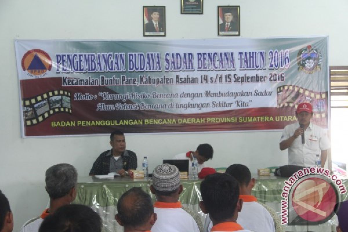 BPBD Sumut Gelar Budaya Sadar Bencana di Asahan