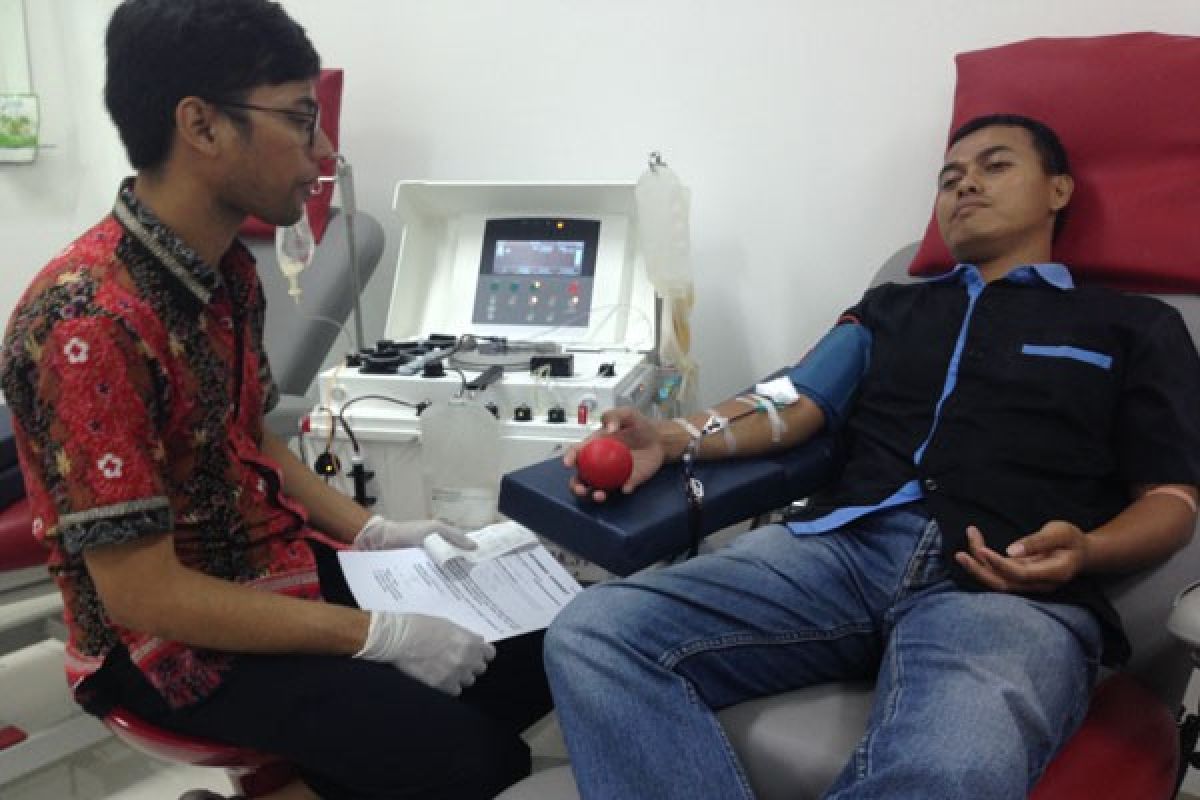 PMI Palembang sosialisasi donor apheresis  untuk penuhi kebutuhan darah