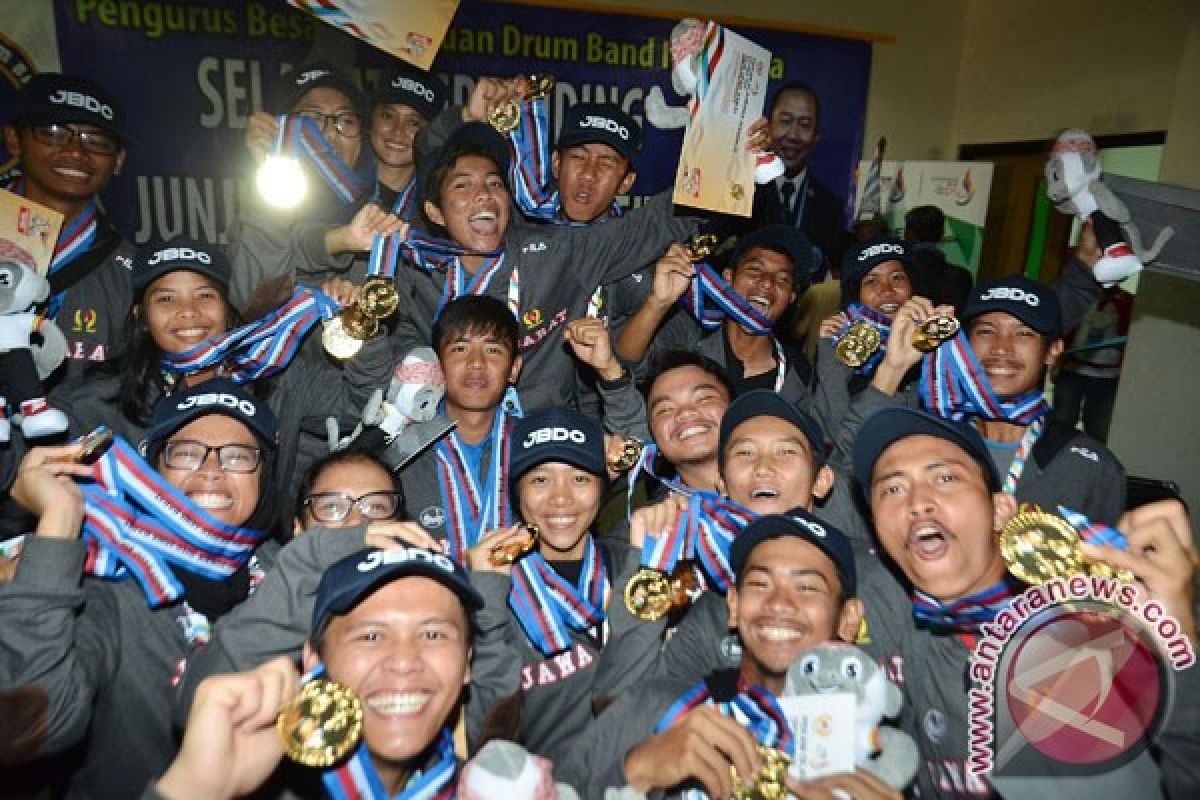 PON 2016 - Drumband Jabar sabet dua medali emas