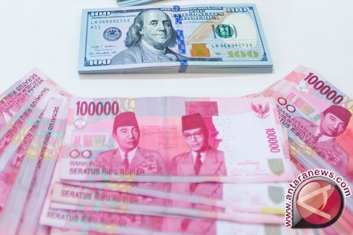 Rupiah melemah ke Rp14.196